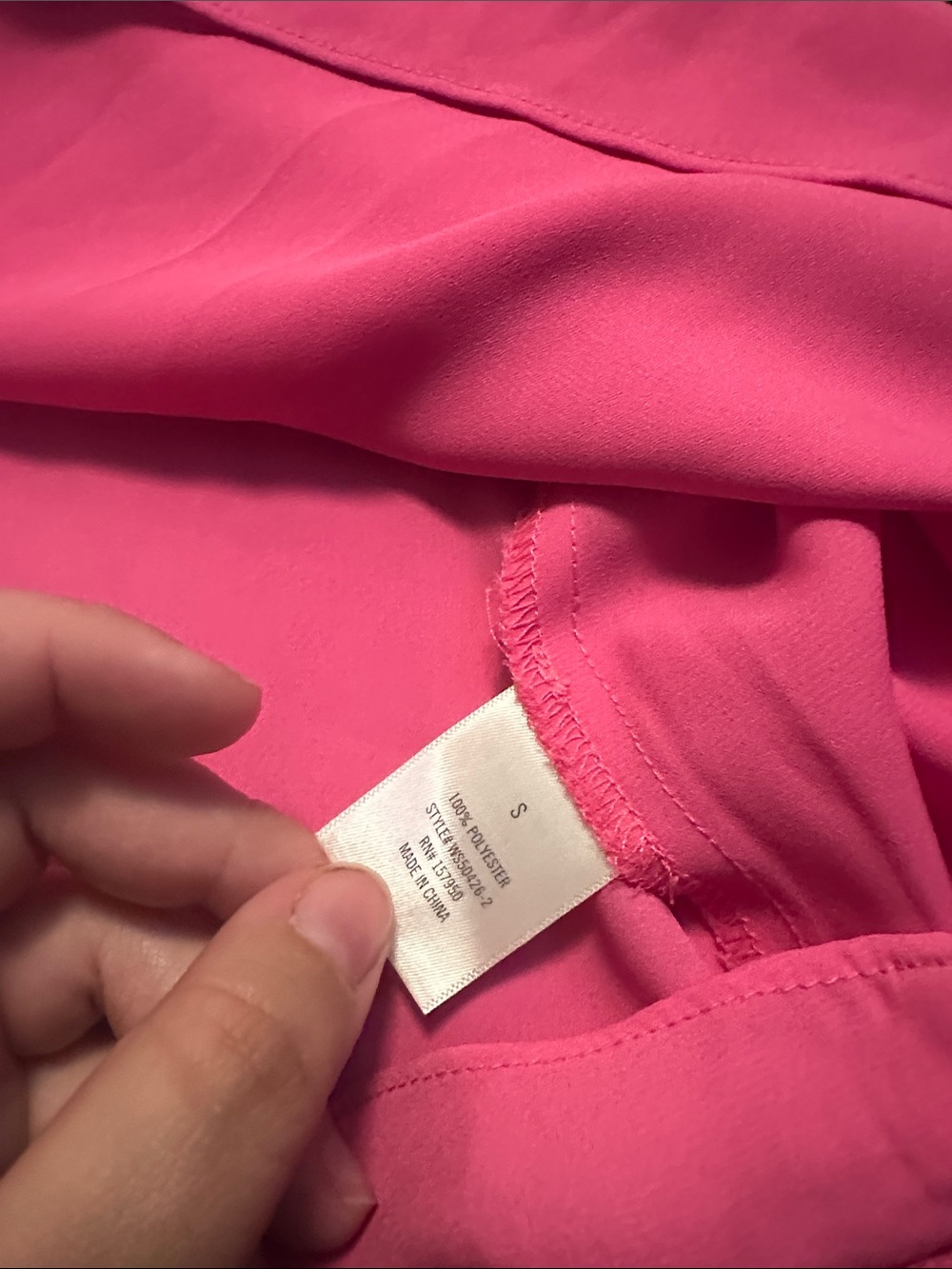 Alya Hot Pink Spaghetti-Strap Casual Dress - Picture 2 of 4